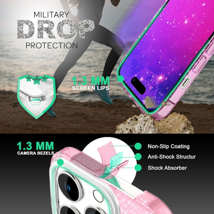 Image du produit Nalia Étui à paillettes (Apple iPhone 14 Pro Max)