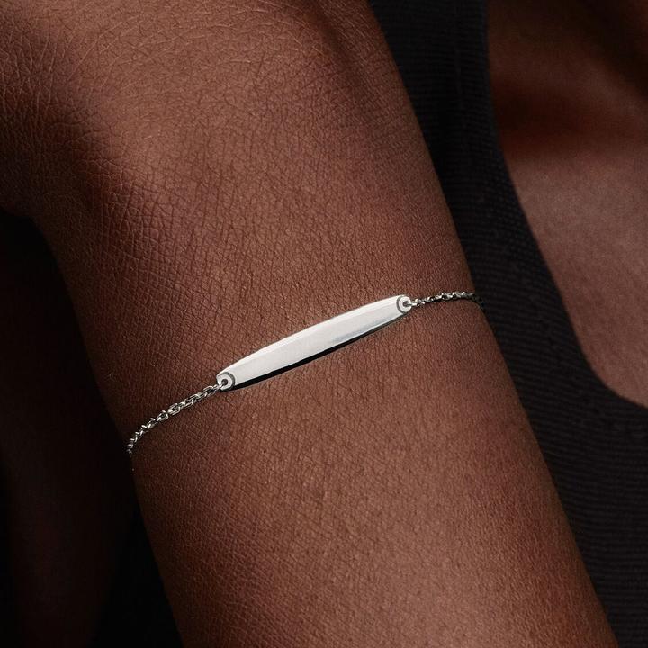 Immagine prodotto Pandora Engravable Bar Chain Bracelet (16 cm, Argento 925)