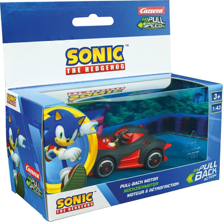 Actual product image Carrera Pull back Auto Team Sonic Racing - Black