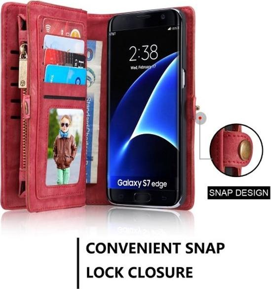 Image du produit Caseme Porte-monnaie en cuir avec pochette plastique (Samsung Galaxy S7 Edge)