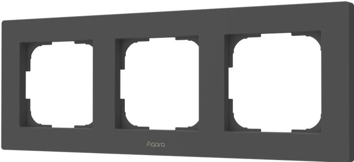Produktbild Aqara Switch Frame H2 EU (3-gang) Gray