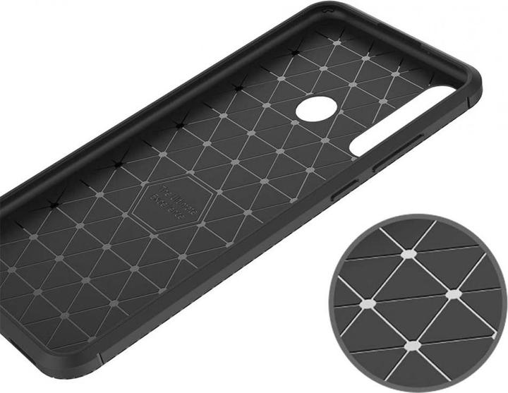 Actual product image Screenguard Huawei Y6p Cover Carbon Design TPU Case (Huawei Y6p)