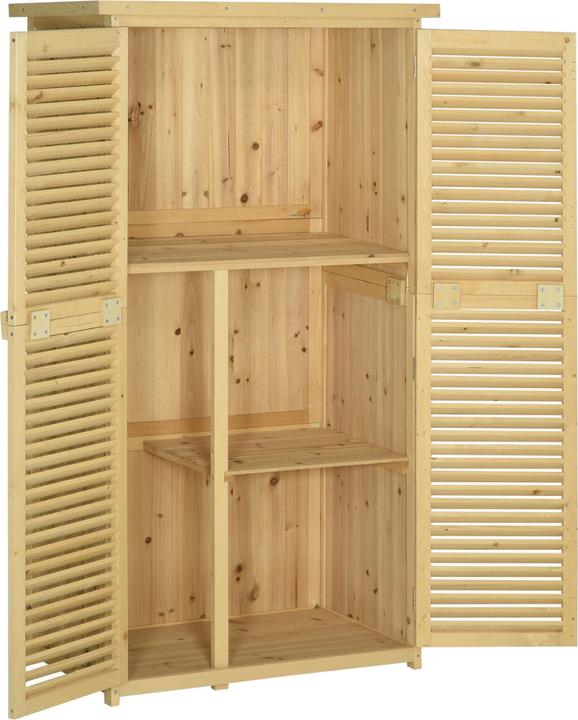 Immagine prodotto Outsunny Capanno degli attrezzi con 4 scomparti