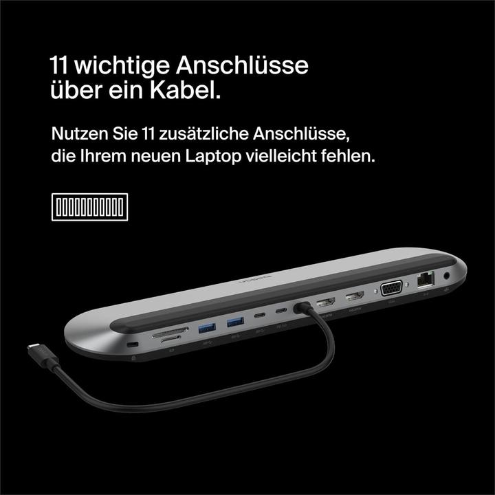 Immagine prodotto Belkin INC014BTSGY (USB-C, 11 porte)