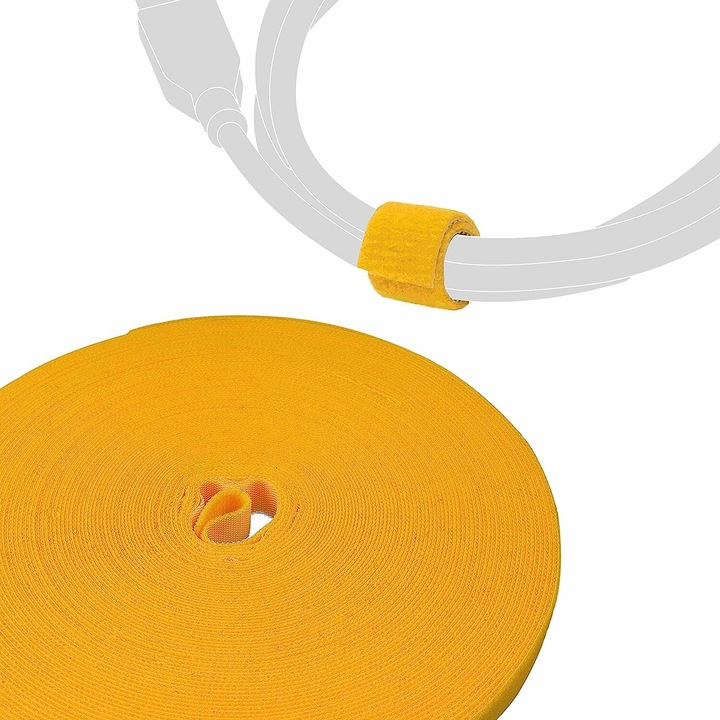 Actual product image Label-the-cable LTC ROLL double-sided hook and loop tape roll (16 mm)