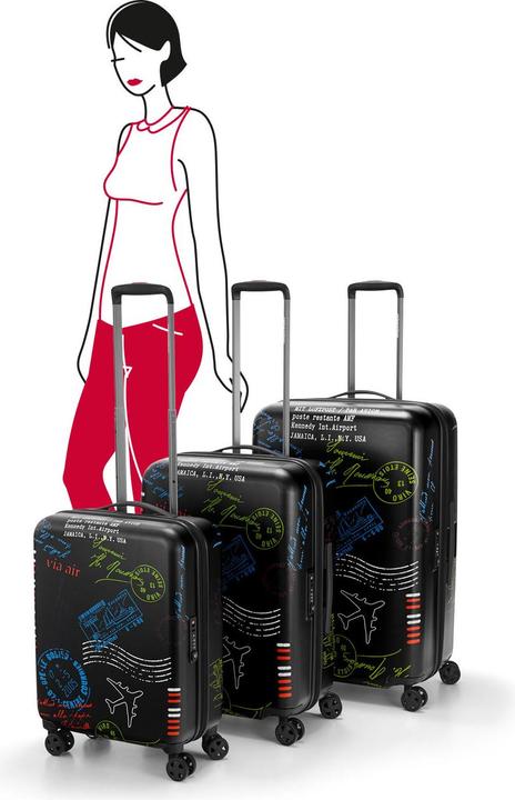 Produktbild reisenthel Koffer suitcase Stamps Set (95 l)