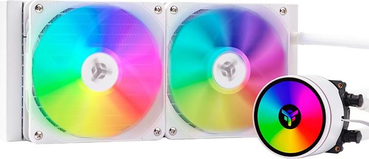 Actual product image Itek EVOLIQ 240 V2 ARGB (White Edition) Processor Liquid Cooling Kit 12 cm White