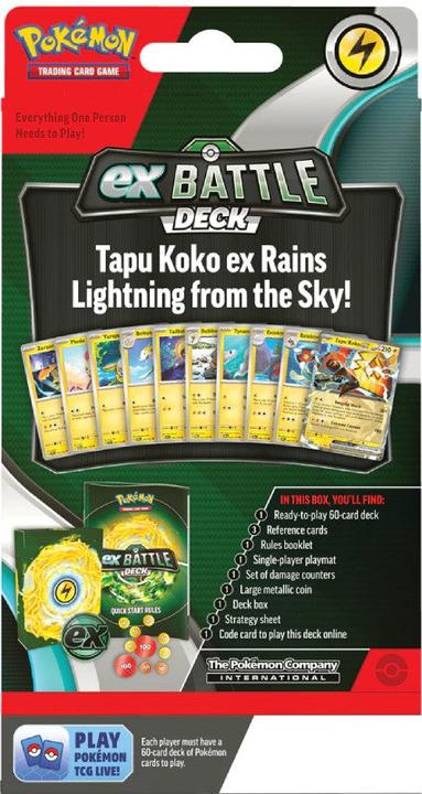 Actual product image Pokémon Iron Leaves ex Battle Deck EN (English, Deck)