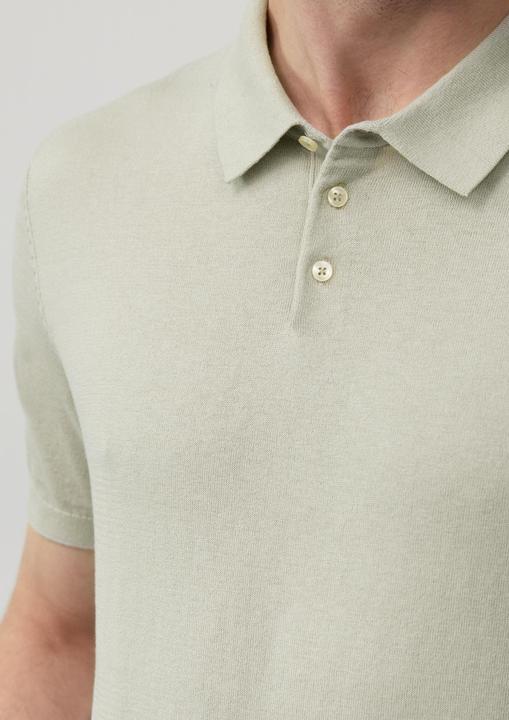 Produktbild s.Oliver Strickpullover Weiches Strick-Poloshirt aus Baumwoll-Seidenmix (S)