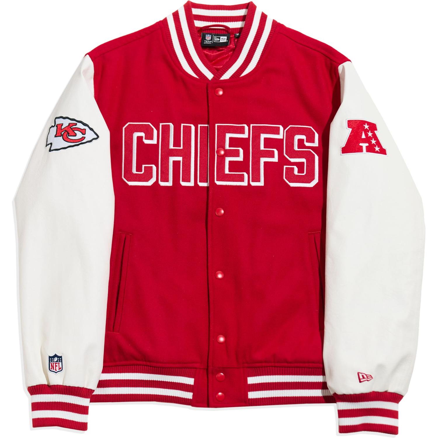 New Era, Herren, Jacke, Varsity NFL SIDELINE Jacke - Kansas City Chiefs - M (M), Rot, M