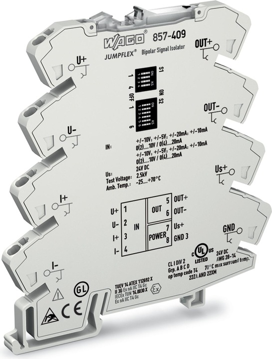 Immagine prodotto Wago Amplificatore di isolamento bipolare