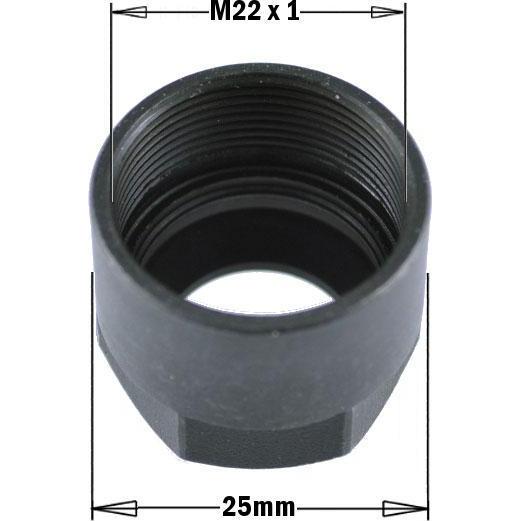 CMT, Dadi + Rondelle, 992.100.01 Schellenmutter rechts, F=M22 x 1 (M22)