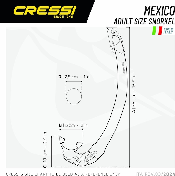 Produktbild Cressi Schnorchel Top