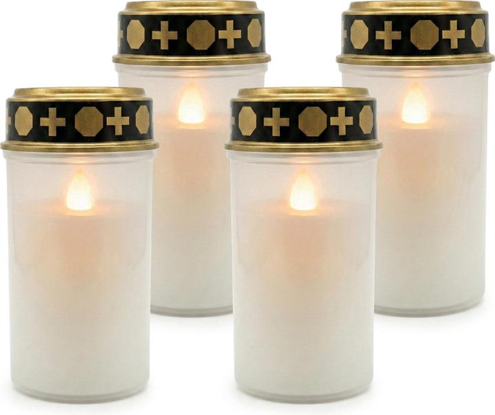 Relaxdays 4x LED grave light