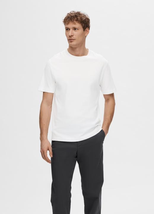 Produktbild Selected Homme Stehkragen Bio-Baumwoll T-Shirt (S)