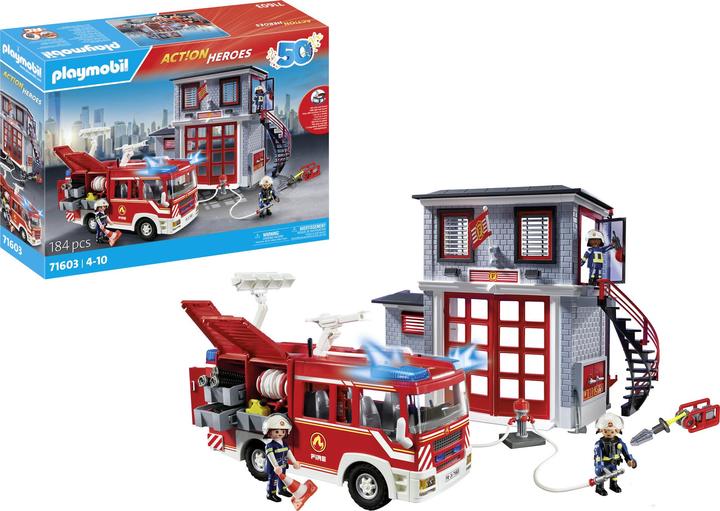 Actual product image Playmobil Fire brigade mega set (71603, Playmobil City Action)