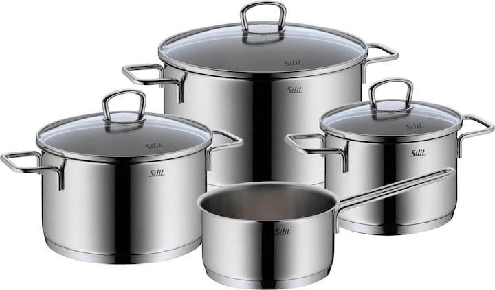 Silit Alicante (24 cm, Pan set + pot set, Stainless steel)