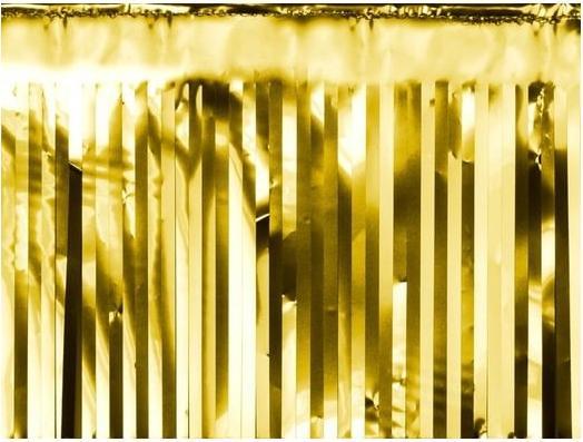 Produktbild Partydeco Party curtain, gold, 18.5 x 400cm (1 pkt / 1 pc.) (1 Stück)