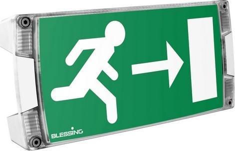 Ceag CGS d'urgence. Luminaire à pictogramme sans pictogramme LED S CG-S