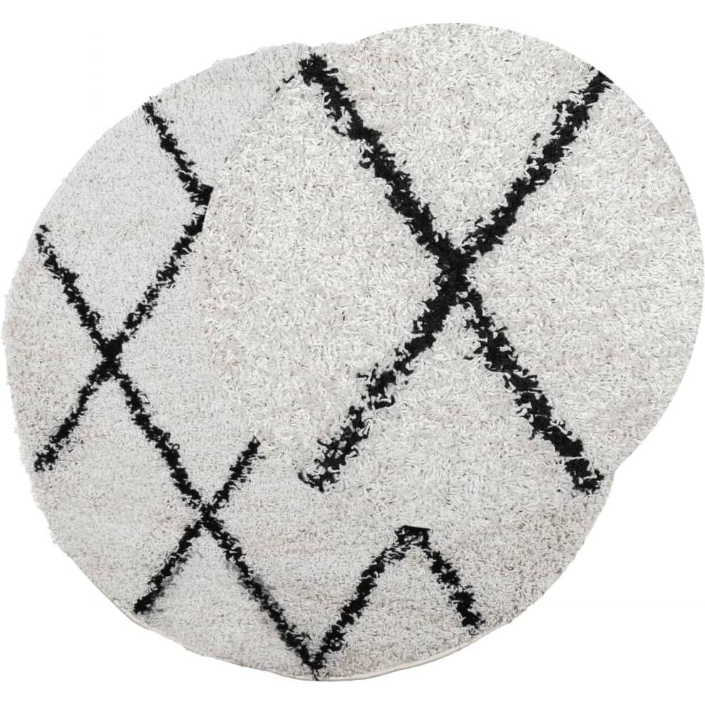 Thumbnail - VidaXL, Teppich, Teppich Shaggy Hochflor Modern Ø 240 cm (240 x 240 cm)