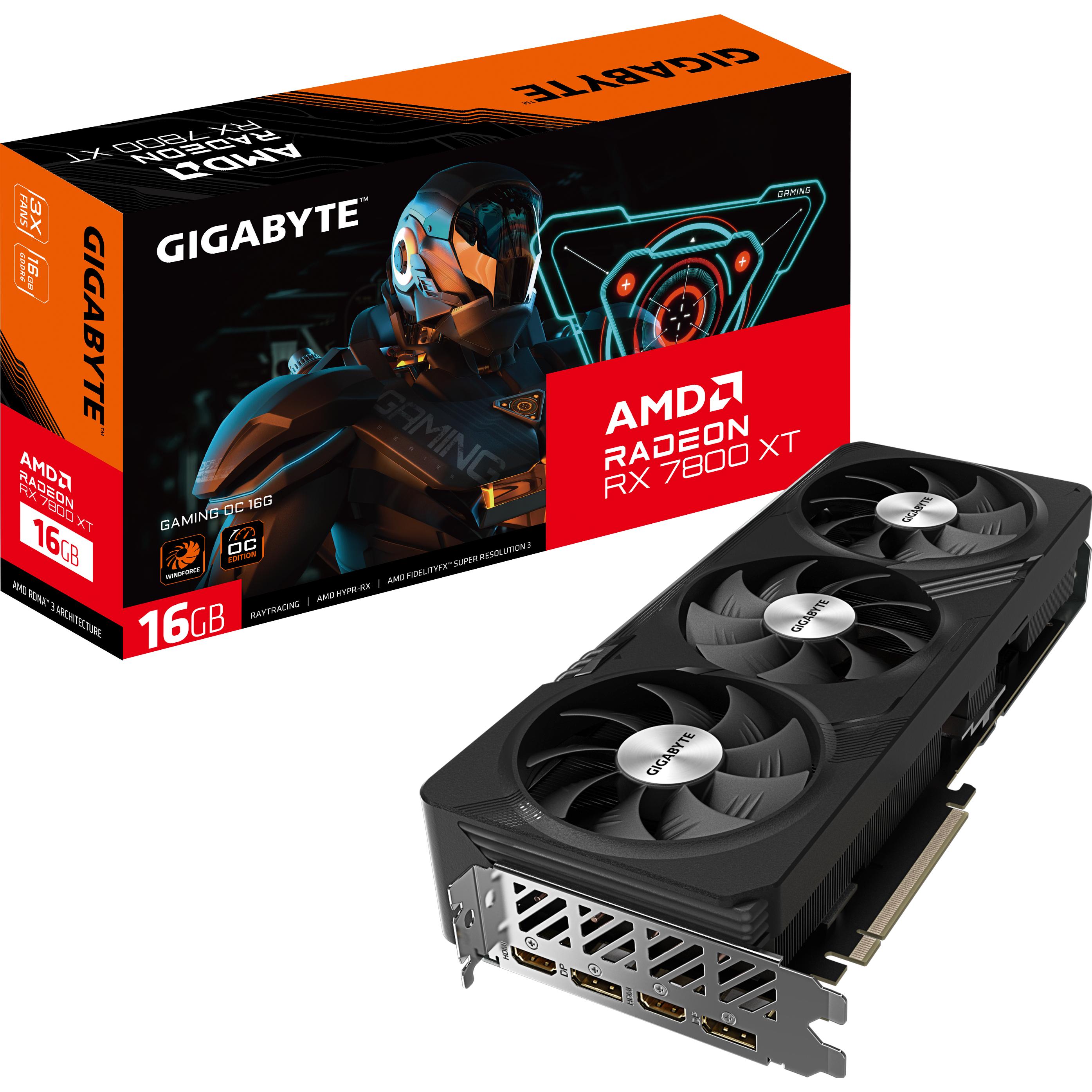 Thumbnail - Gigabyte Radeon RX 7800 XT GAMING OC (16 GB), Grafikkarte
