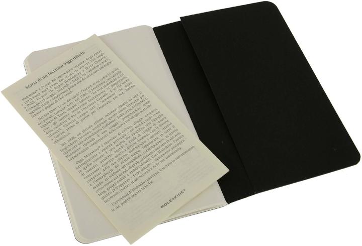 Produktbild Moleskine Cahier Pocket 3er Set (A6, Blanko, Weicher Einband)