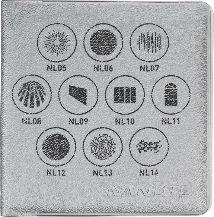 Actual product image Nanlite Gobo Set 1 to FM Mount Projection Attachment (Various)