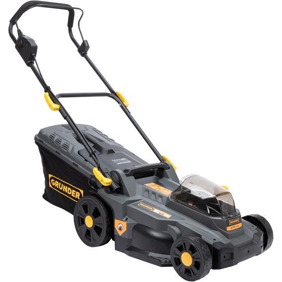 Grunder, Tosaerba, Battery powered lawn mower SF8A110J-W, 37 cm (Batteria ricaricabile)