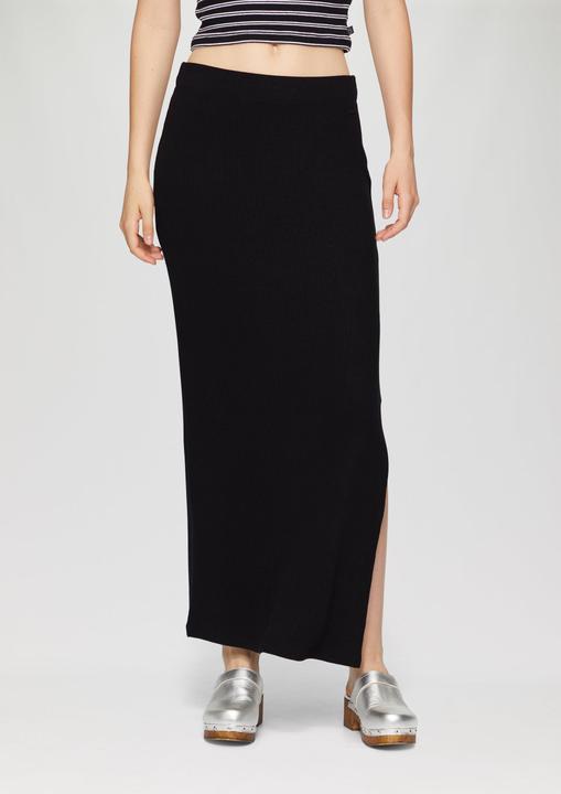 Produktbild s.Oliver Rock Elastischer Midirock mit Rippstruktur (36)