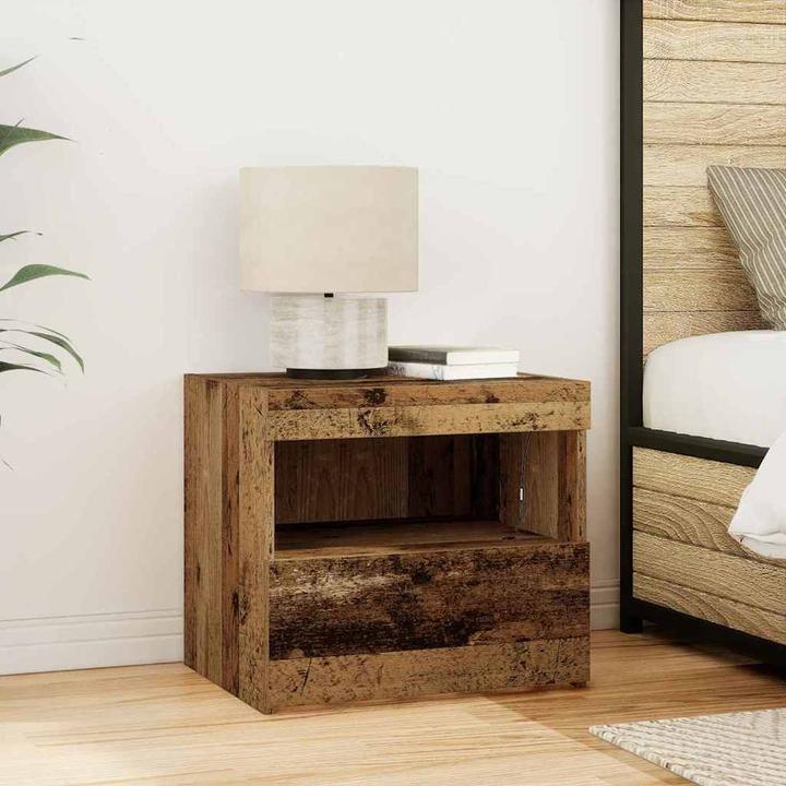 Actual product image vidaXL Bedside table (50 x 40 x 45 cm)