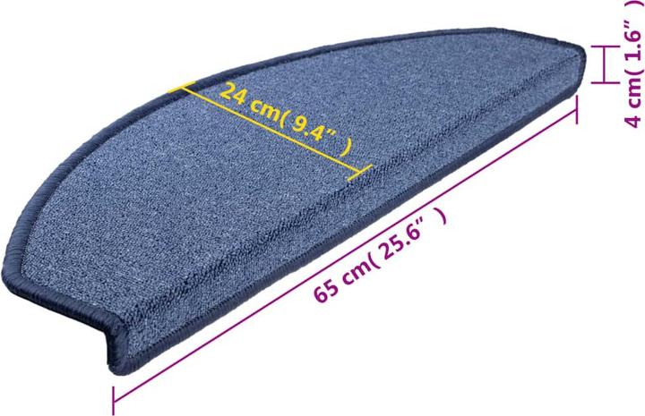 Immagine prodotto vidaXL Treppenmatte (65 x 24 cm)