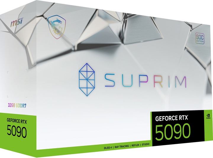 Immagine prodotto MSI GeForce RTX 5090 32G SUPRIM SOC (32 GB)