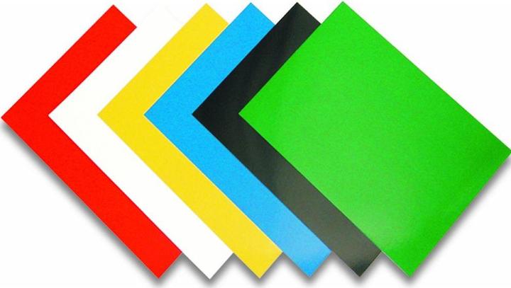 Actual product image Fellowes Chromolux top sheet, glossy, black