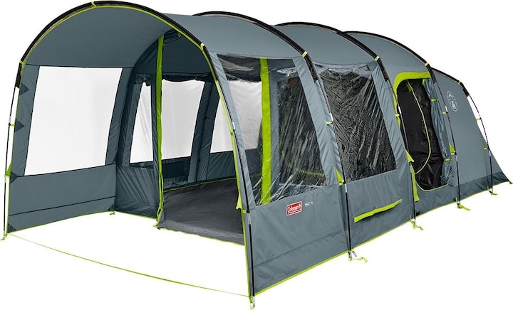Immagine prodotto Coleman Tenda a tunnel Vail 4L - Tenda per famiglie - 4 persone - Grijs/Groen (Tenda a tunnel, 21.20 kg, 4 persone)