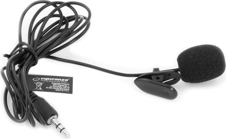 Produktbild Esperanza EH178 Mikrofon mit Clip Schwarz