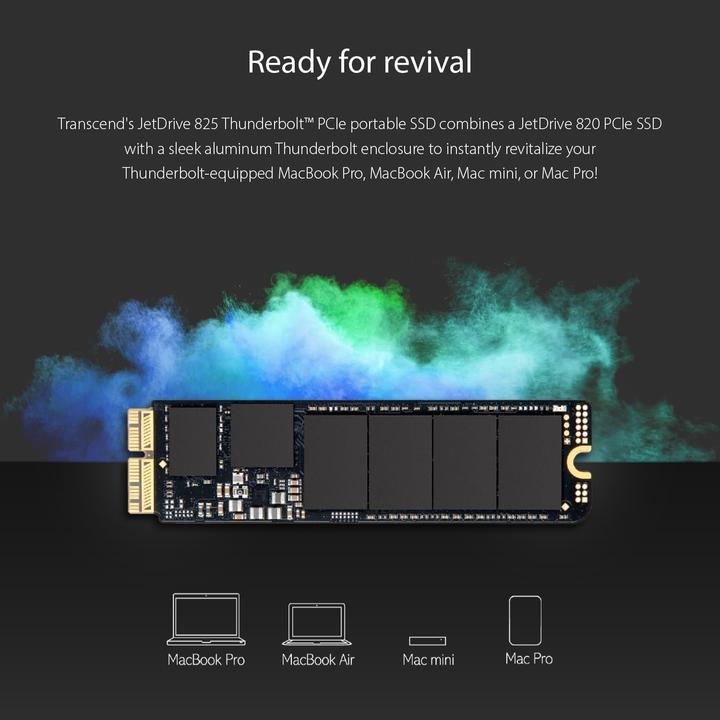 Actual product image Transcend JetDrive 825 (0.48 TB)