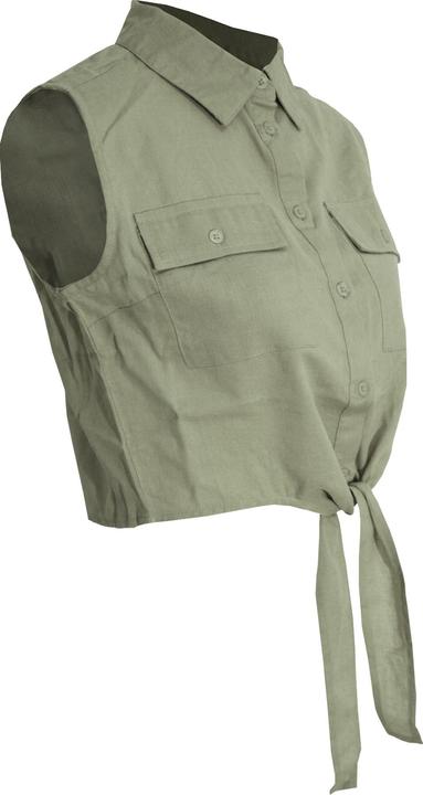 Immagine prodotto Brave Soul Donna/Ladies Elizabeth Tie Front Crop Shirt (L)