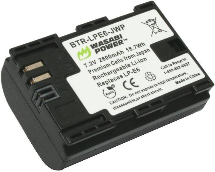 Wasabi Power Akku LPE6 (Kamera Akku)