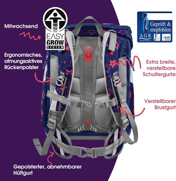 Actual product image Step by Step satchel set SPACE SHINE "Pegasus Night Nuala" 5 pieces (20 l)