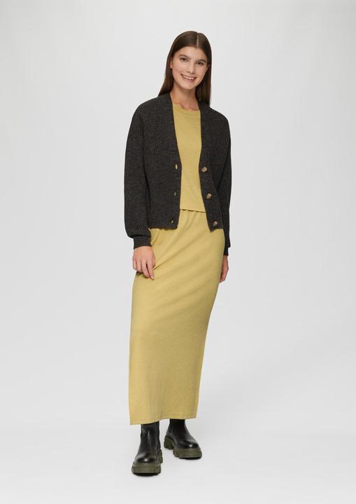 Actual product image S.Oliver Rock Strukturierter Midirock mit Elastikbund (36)