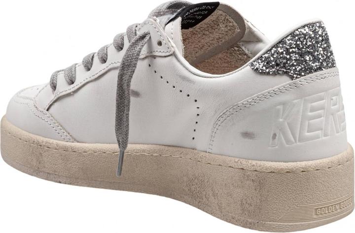 Produktbild Golden Goose ballstar sneakers in leather color white and silver (39)