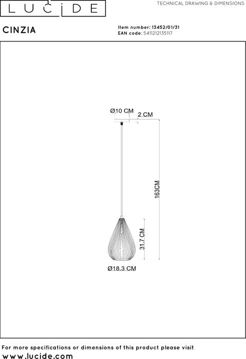 Produktbild Lucide Cinzia (E27)