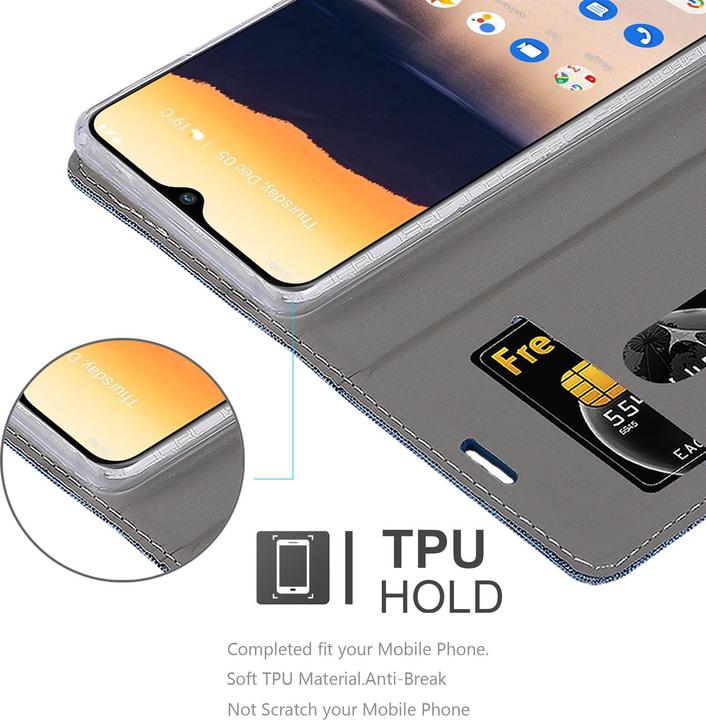 Produktbild Cadorabo Book Jeans Optik Cover (Nokia 2.3)
