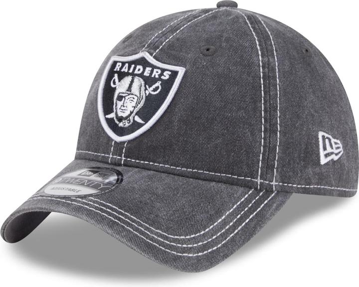 Actual product image New Era 9Twenty Cap - Washed Las Vegas Raiders Schwarz