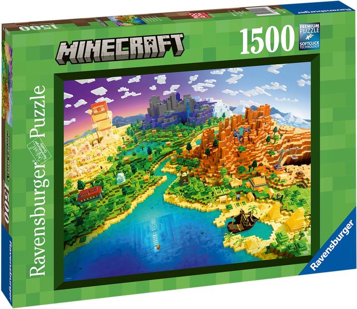 Actual product image Ravensburger World of Minecraft 1500p (1500 pieces)