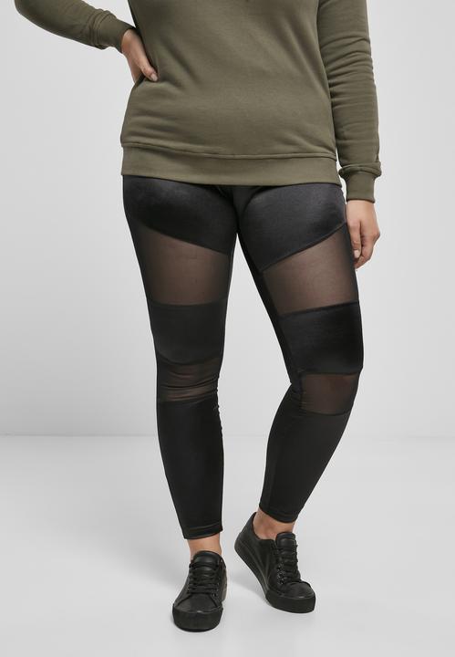 Produktbild Urban Classics Ladies Shiny Tech Mesh Leggings (XS)