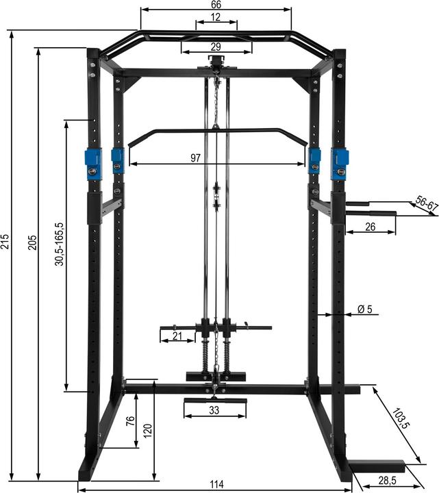 Image du produit tectake Poulie de Lat