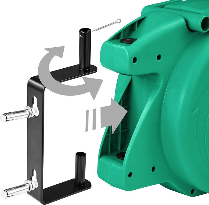 Produktbild tectake Schlauchaufroller (10 m)