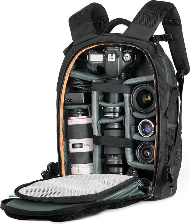 Actual product image K&F Concept Concept Backpack KF13.119 Large 31x24x46cm - Black/Green (Photo backpack, 23 l)