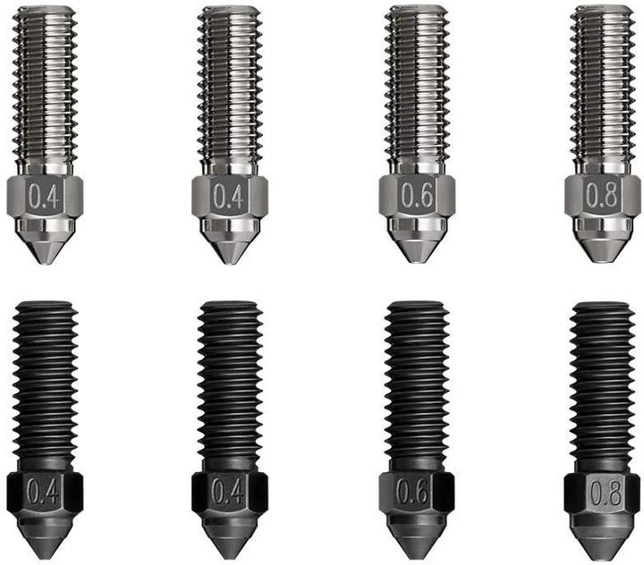 Creality Buse Buses de rechange pour K1/K1 Max/CR-M4 8 pièces (Tube de grenaillage)
